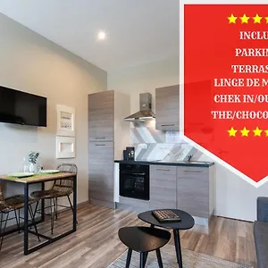 Legend- Parking Prive Gratuit- Terrasse Privee- Wifi - Convert - Alimentec Appartement